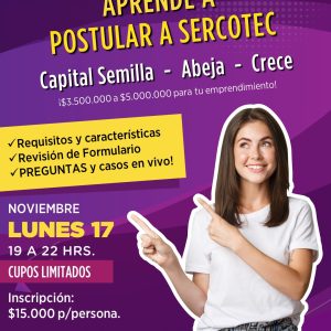 Atacama - Aprende a Postular a Sercotec