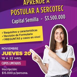 Ñuble - Aprende a Postular a Sercotec
